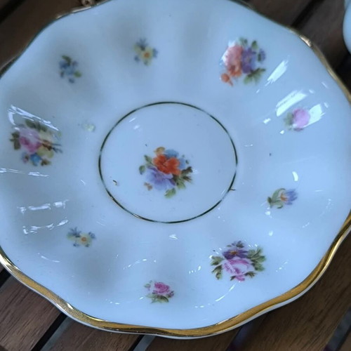 Fürstenberg Brunsviga vintage porcelain tea set like new, triple