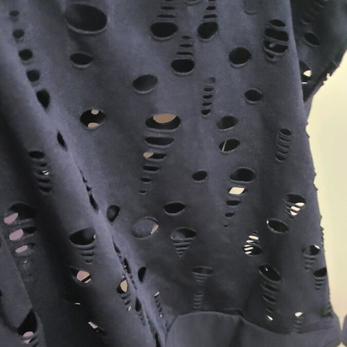 Goth punk alternative mesh bodysuit new, size S