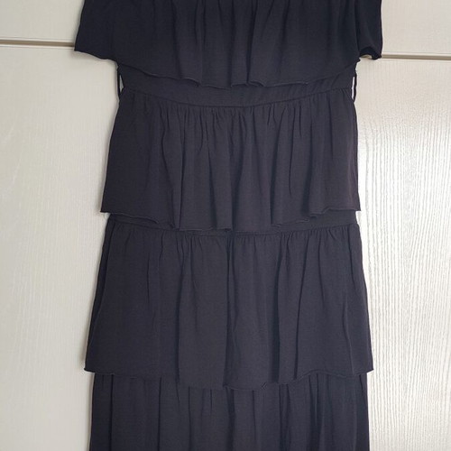 Summer dress Derpouli black mini used, size S