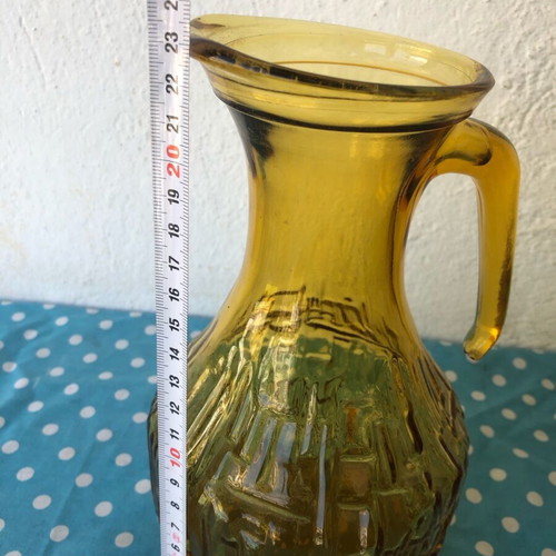Glass jug with handle Bormioli Rocco used