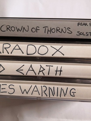 Heavy Thrash Metal Cassette Tapes set of 4, near mint condition
