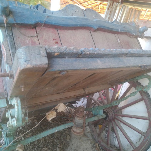 Cart used, decorative for garden or store