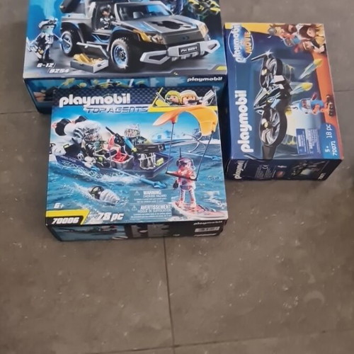 Playmobil Top Agents 3 set like new