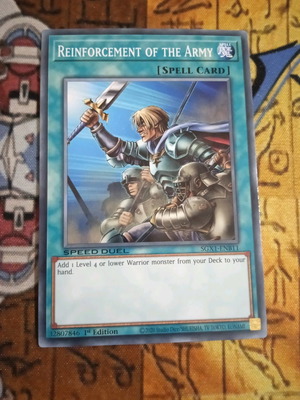 Reinforcement Of The Army Yu-Gi-Oh! card used Speed Duel