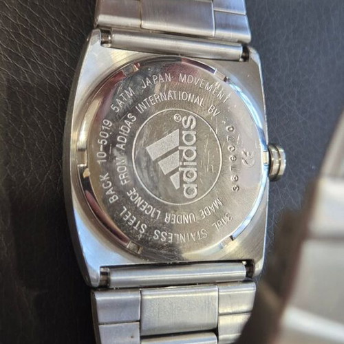 Adidas Euro 2004 Champions wristwatch, silver, 5ATM