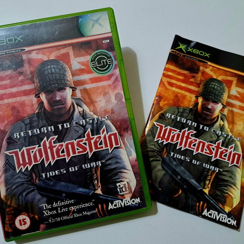 Return to Castle Wolfenstein Xbox Original used, shooting game