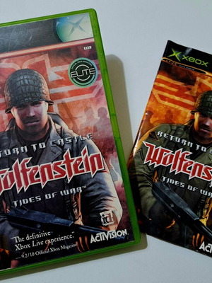 Return to Castle Wolfenstein Xbox Original used, shooting game