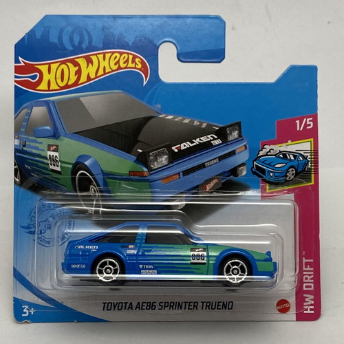 Toyota AE86 Sprinter Trueno Falken Hot Wheels Mainline HW Drift 2021 new