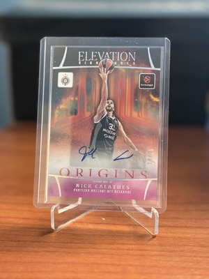 25-26 Panini EuroLeague Origins Nick Calathes Auto/25 basketball card