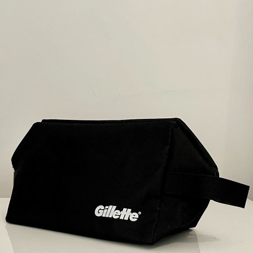 Gillette men's toiletry bag new, with samples