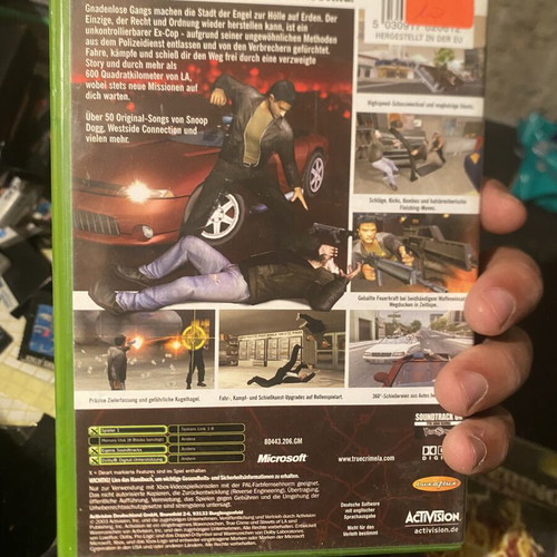 True Crime Streets of LA Xbox original game