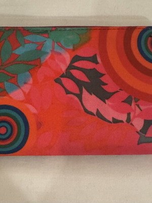 Desigual Colourful Floral Zip Around Wallet