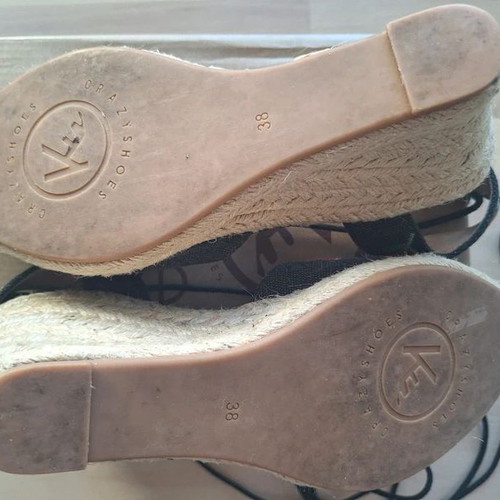 Kilye Crazy Espadrilles size 38 like new, narrow fit