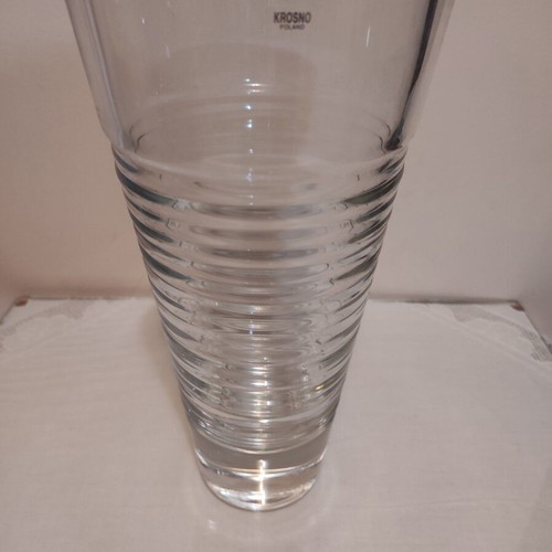 Krosno Poland glass vase new