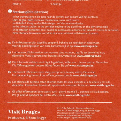 Brugge and Lissewege maps new, updated for 2024