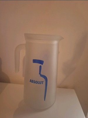Absolut Vodka Glass Pitcher Water Jug like new