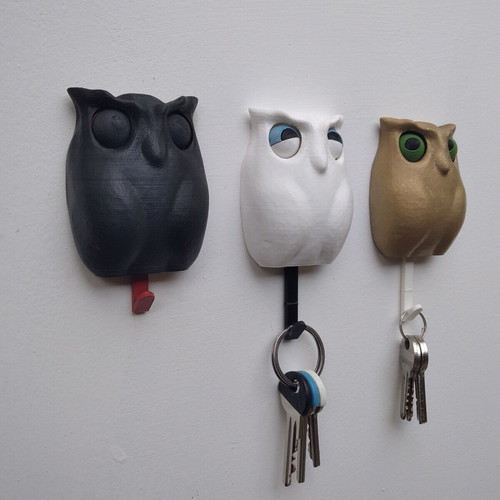 Owl wall key holder new