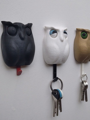 Owl wall key holder new