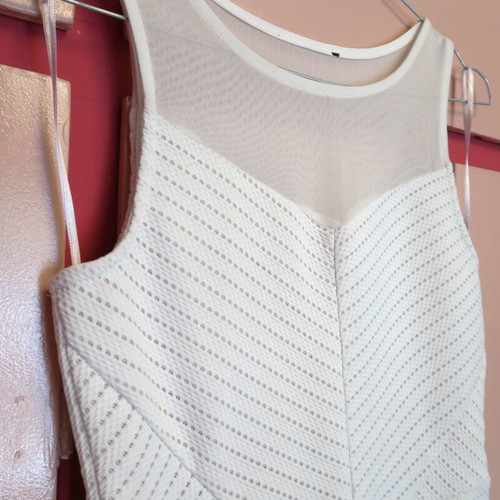 Tally Weijl Peplum Top White like new, size XS
