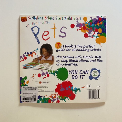 Painting book new, English, children's pets theme