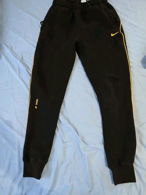 Nike Nocta 2020 used black sweatpants with yellow details, size L