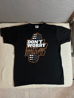 Biotech USA Don’t Worry Lift Heavy T-shirt like new, black cotton