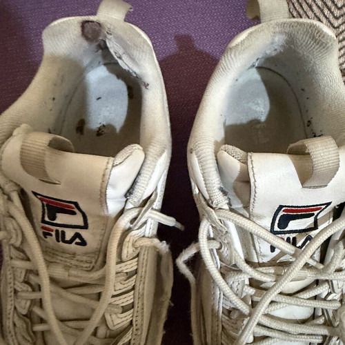 Fila Disruptor platform sneakers, size 37.5