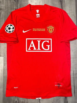Manchester United 2008 UCL финален ретро екип нов автентичен