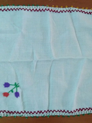 Traditional handkerchief used with fine beads