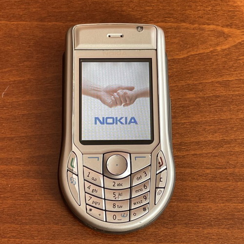 Nokia 6630 phone used with original battery and charger