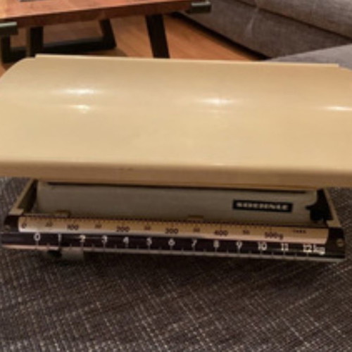 Baby scale antique used, vintage, functional