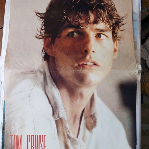 Tom Cruise & Beverly Hills poster used, Super magazine size 40.8x28.3