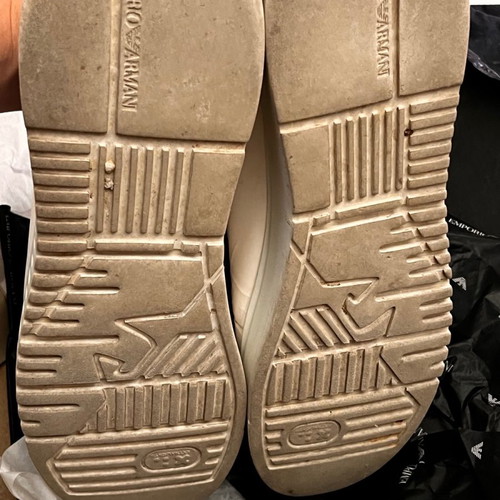Emporio Armani sneakers used, size 44, white