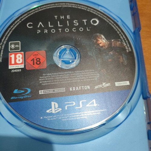 The Callisto Protocol PS4 game like new