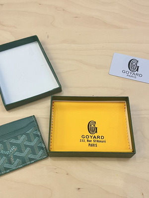 Goyard πορτοφόλι ολοκαίνουριο, πράσινο, A To Z Greek