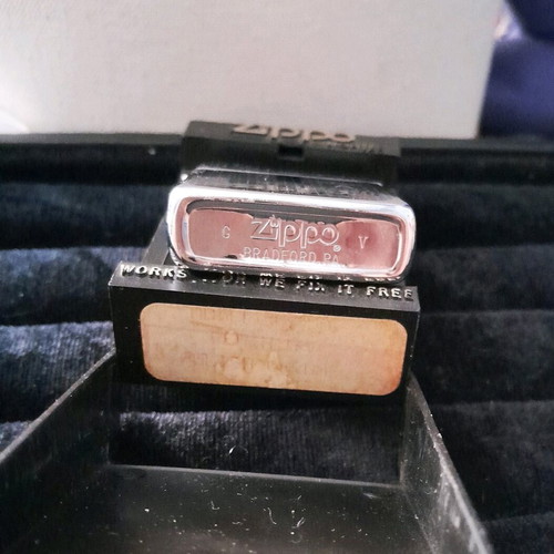 Zippo Engine Turned lighter excellent condition