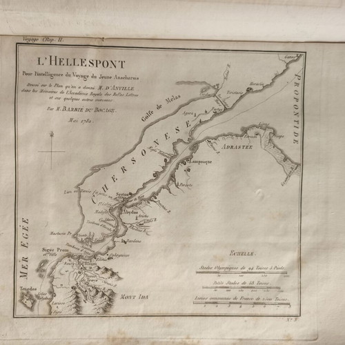 Collection of Geographic Maps of Ancient Greece 1819 used, French