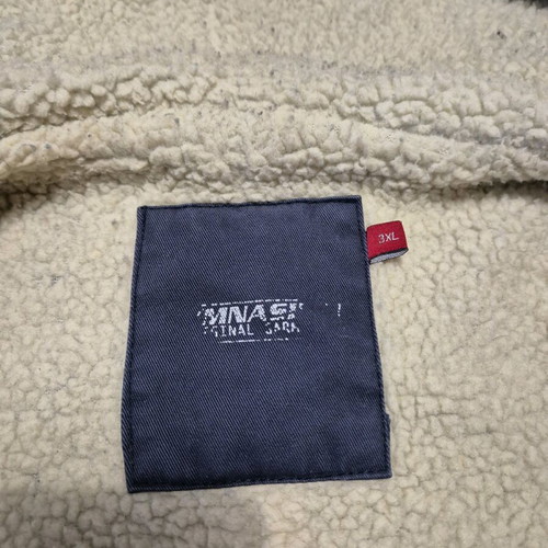 Blue parka jacket Gymnasium used, size 3XL