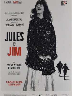 Jules and Jim Authentic Movie Poster 2019 Like New