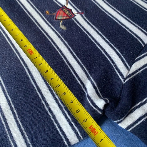 Polo Ralph Lauren striped navy blue and white shirt, like new, size S
