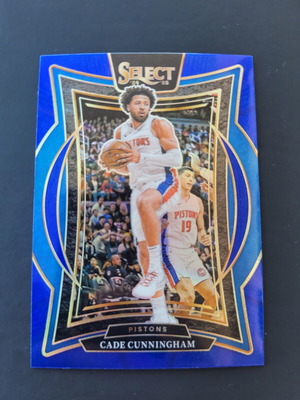 2024 Select Cade Cunningham Concourse Blue Silver Prizm card like new