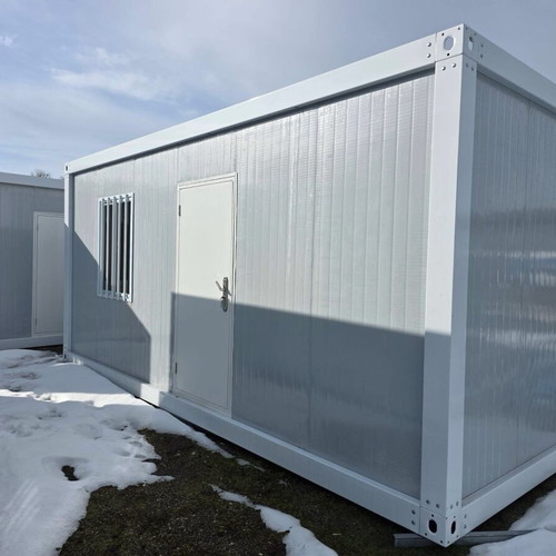 Office container new 6x3x2.80 m with electrical installation