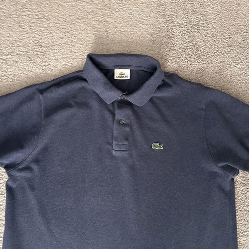 Lacoste men's polo shirt used, dark blue, XL