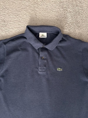 Lacoste men's polo shirt used, dark blue, XL