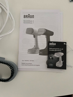 Braun QuickStyle 5 steam system like new