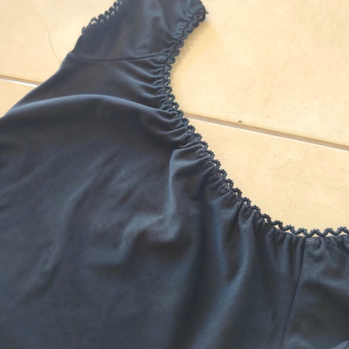 Topshop black mini dress like new, size M