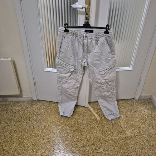 Cargo pants used, white, size L