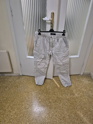 Cargo pants used, white, size L