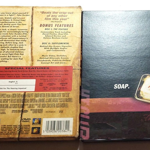 Fight Club Collectors Edition 2 Discs DVD like new, Region 2 Pal, subtitles