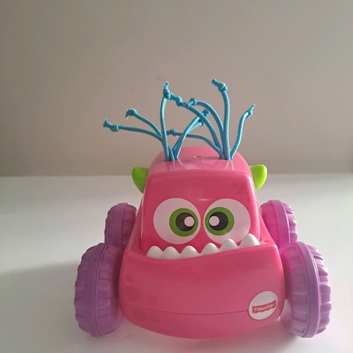 Fisher Price pink vehicle used Press N' Go